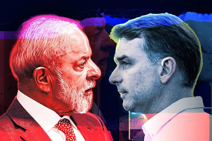 Lula abre 6 pontos de vantagem sobre Flávio Bolsonaro em eventual segundo turno, aponta pesquisa